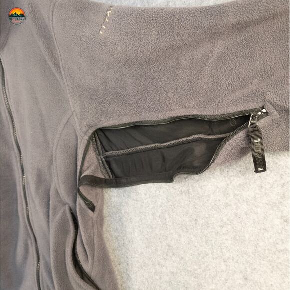 Columbia Full-Zip Jacket Gray Titanium Fleece Long Sleeve Pockets Women's Size M - Picture 5 of 14